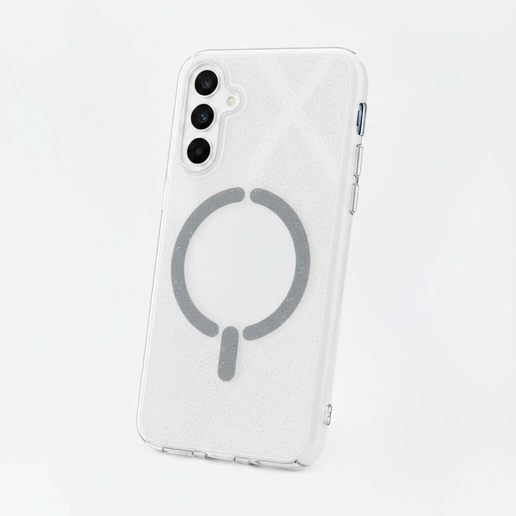 Cover Glitter Compatibile con MagSafe per Samsung Galaxy S24 Plus
