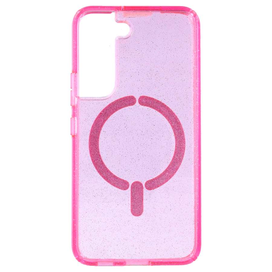 Cover Glitter Compatibile con MagSafe per Samsung Galaxy S22
