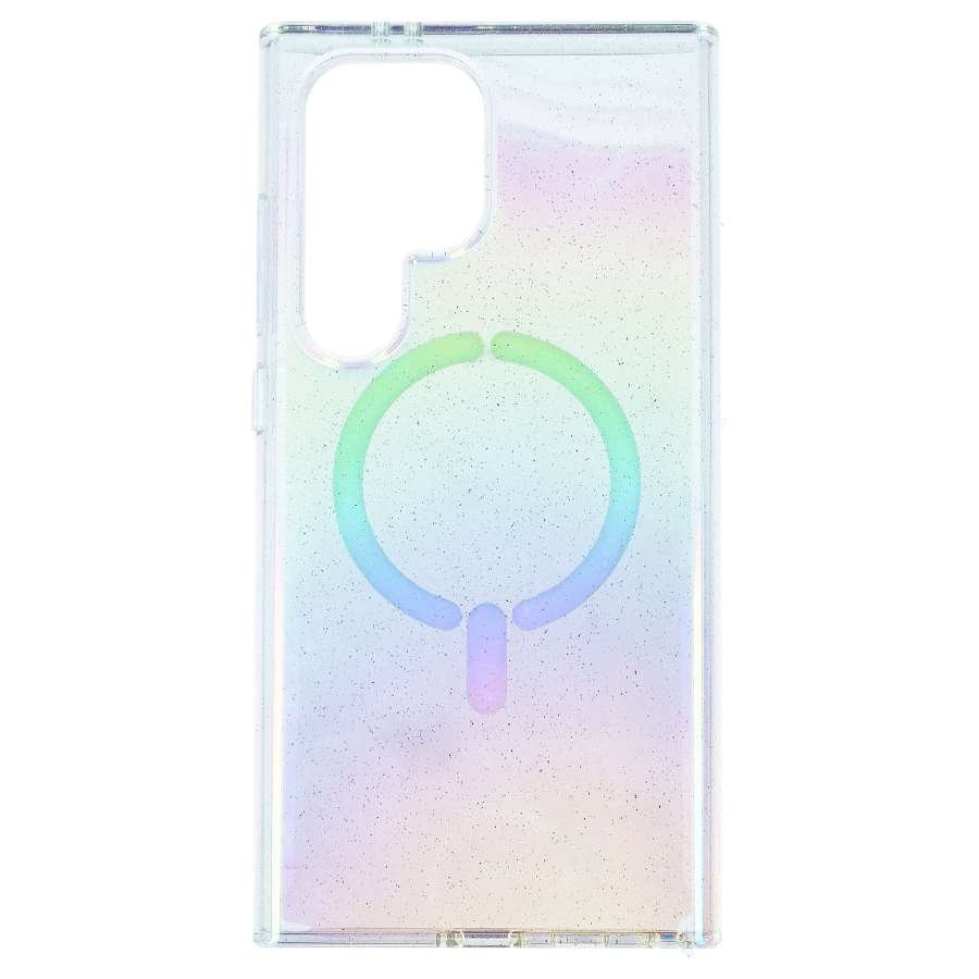 Funda Purpurina Compatible con MagSafe para Samsung Galaxy S24 Ultra