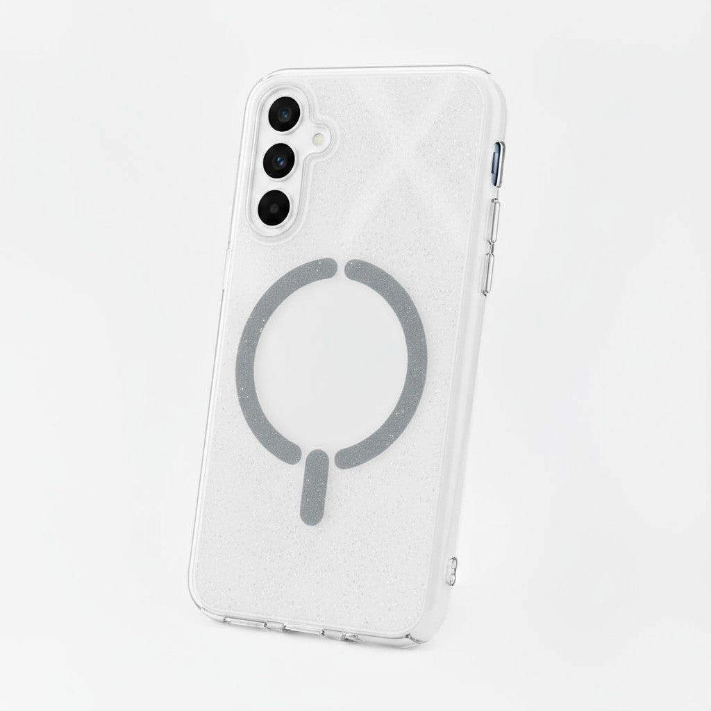 Cover Glitter Compatibile con MagSafe per Samsung Galaxy S24