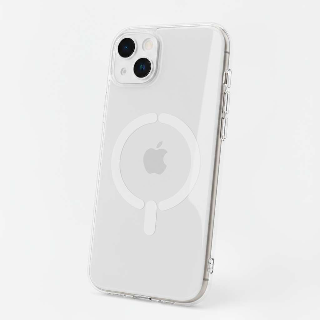 Cover Trasparente Antiyellow Compatibile con MagSafe per iPhone 15