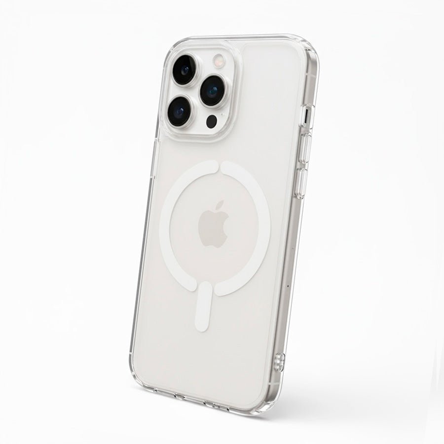Cover Trasparente Logo Compatibile con MagSafe per iPhone 16 Pro