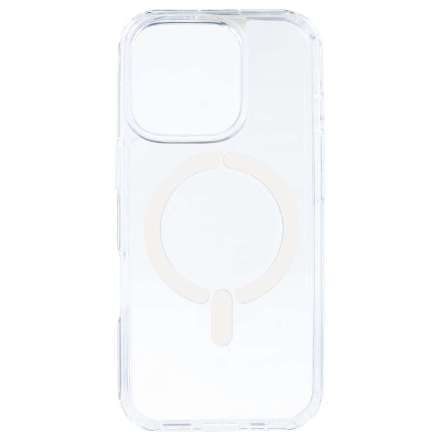 Cover Trasparente Logo Compatibile con MagSafe per iPhone 16 Pro