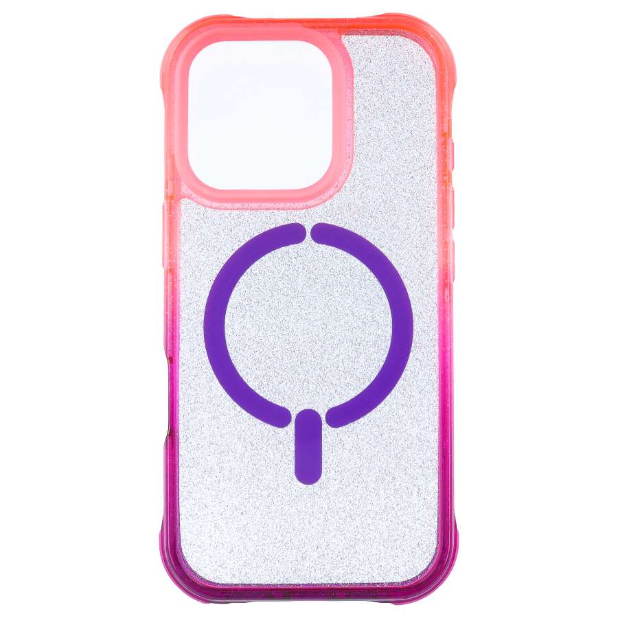 Cover Bumper Rinforzata Sfumata Compatibile con MagSafe per iPhone 16 Pro