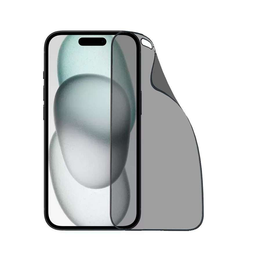 Vetro Temperato Infrangibile Antispia per iPhone 16 Pro