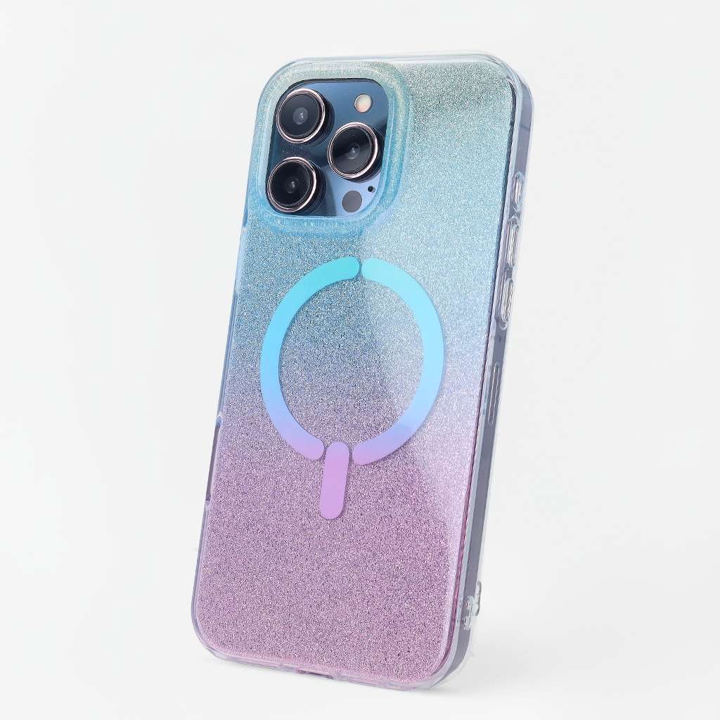 Funda Ring Glitter Compatible con Magsafe para iPhone 16 Pro Max
