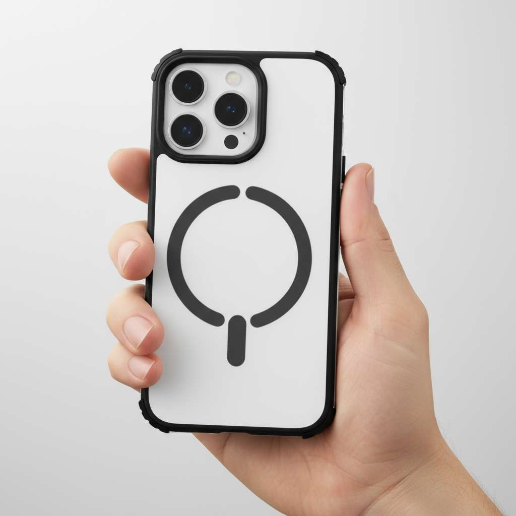 Cover Bumper Compatibile con MagSafe per iPhone 16 Pro Max
