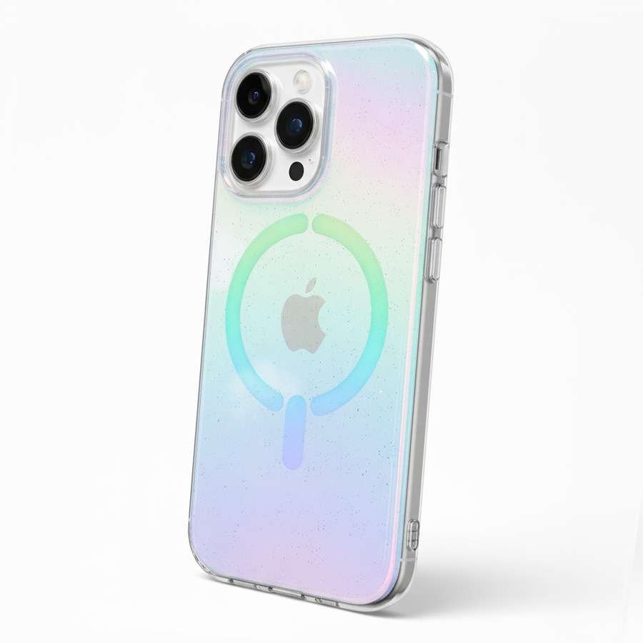 Cover Glitter Compatibile con MagSafe per iPhone 16 Pro Max