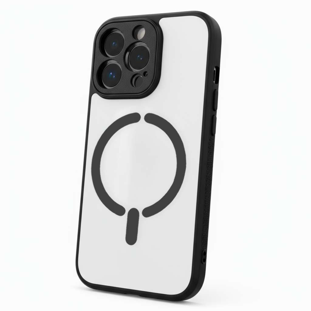Cover Bumper Compatibile con MagSafe con Copri Fotocamera per iPhone 16 Pro Max