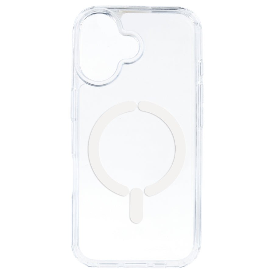 Cover Trasparente Logo Compatibile con MagSafe per iPhone 16 Plus
