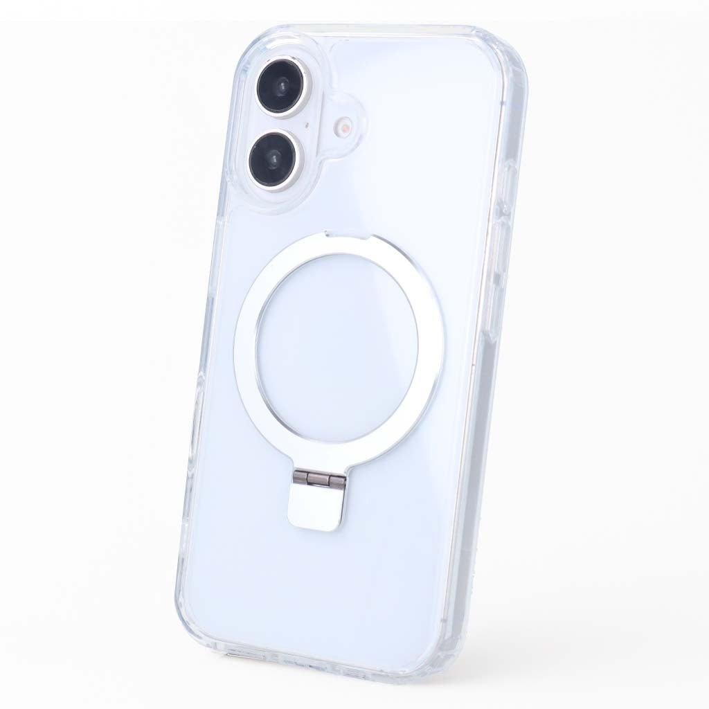Cover Trasparente Compatibile con MagSafe Ring per iPhone 16 Plus