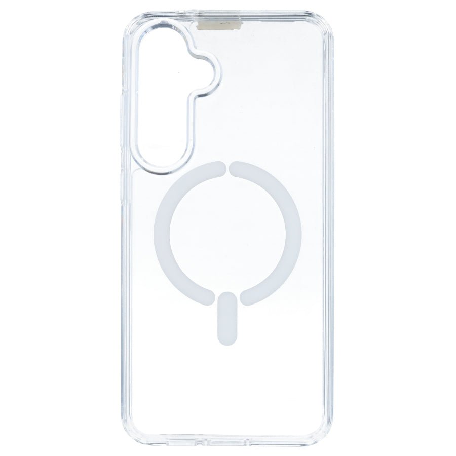 Cover Trasparente Logo Compatibile con MagSafe per Samsung Galaxy S24 FE