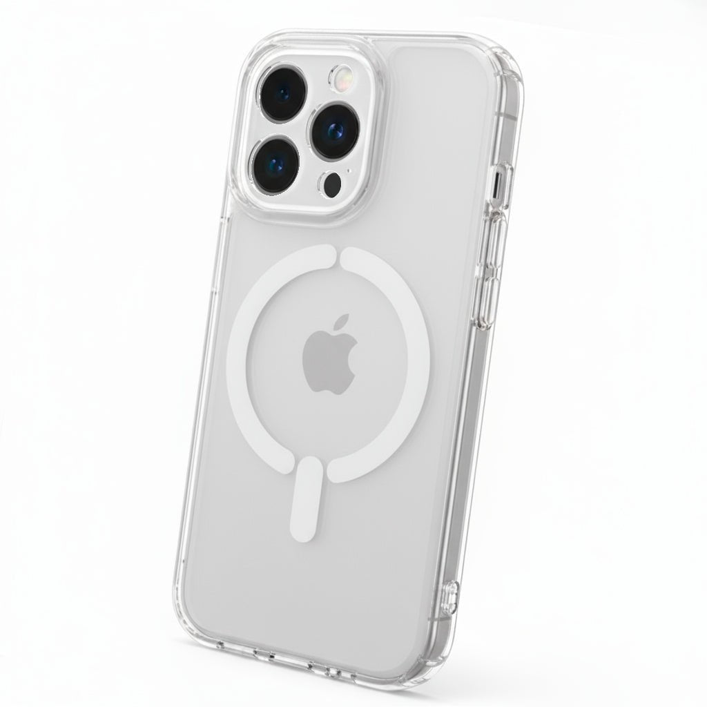 Funda Reforzada Antiyellow Compatible con MagSafe para iPhone 15 Pro