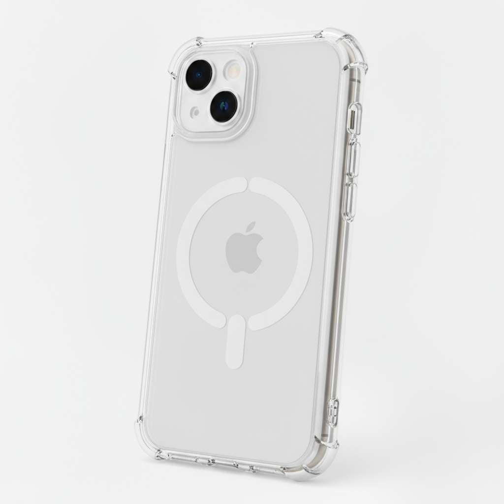 Cover Rinforzata Antiyellow Compatibile con MagSafe per iPhone 14 Plus