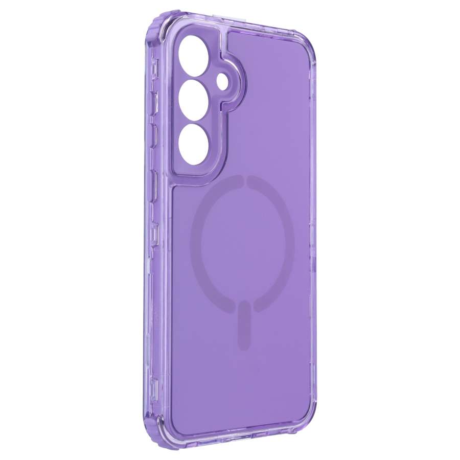 Cover Bumper 3 in 1 Compatibile con MagSafe per Samsung Galaxy S25