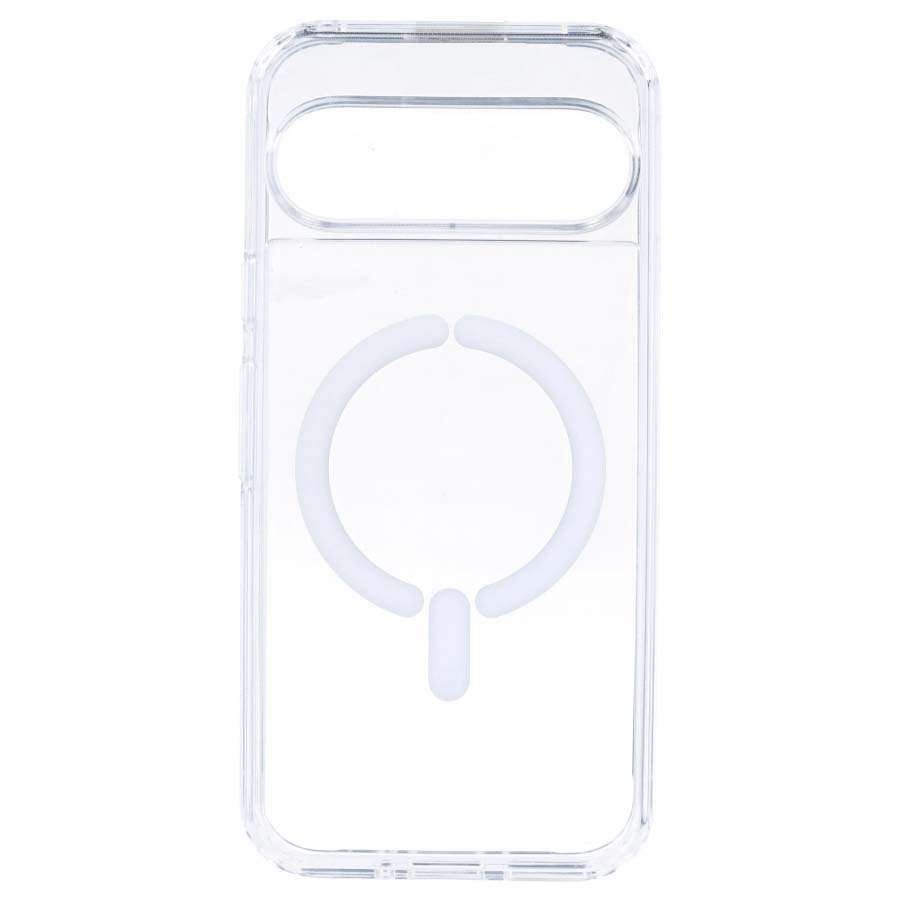 Cover Trasparente Logo Compatibile con MagSafe per Google Pixel 9