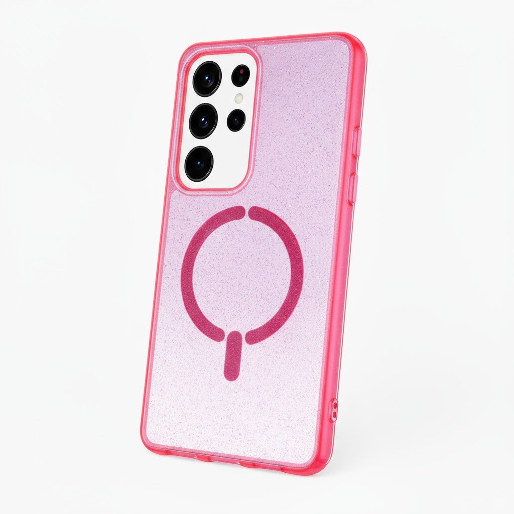 Cover Glitter Compatibile con MagSafe per Samsung Galaxy S25 Ultra