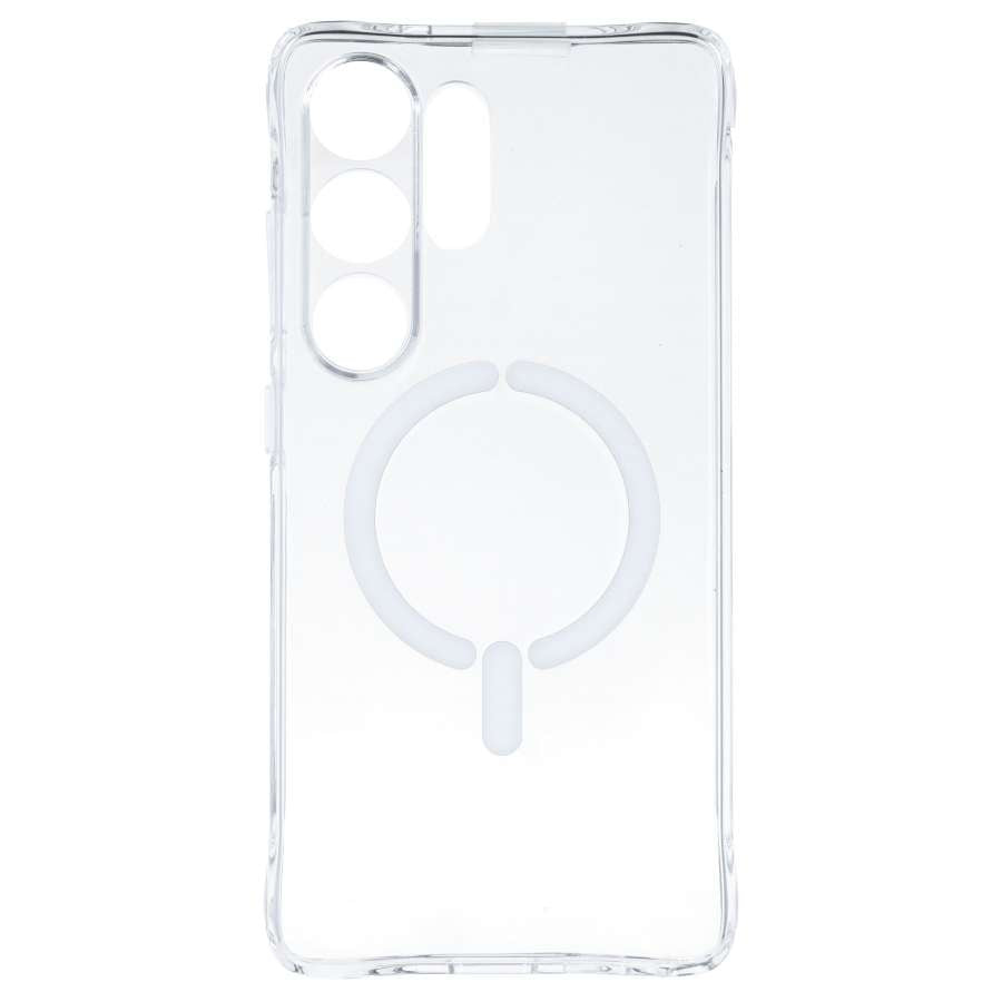 Cover Rinforzata Antiyellow Compatibile con MagSafe per Samsung Galaxy S25 Ultra