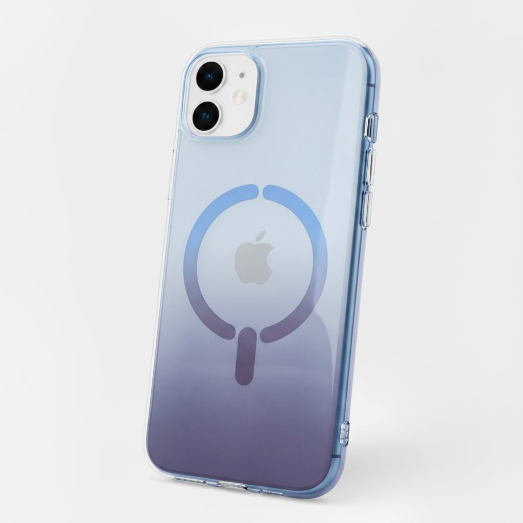 Cover Antigiallo Sfumata Compatibile con MagSafe per iPhone 12