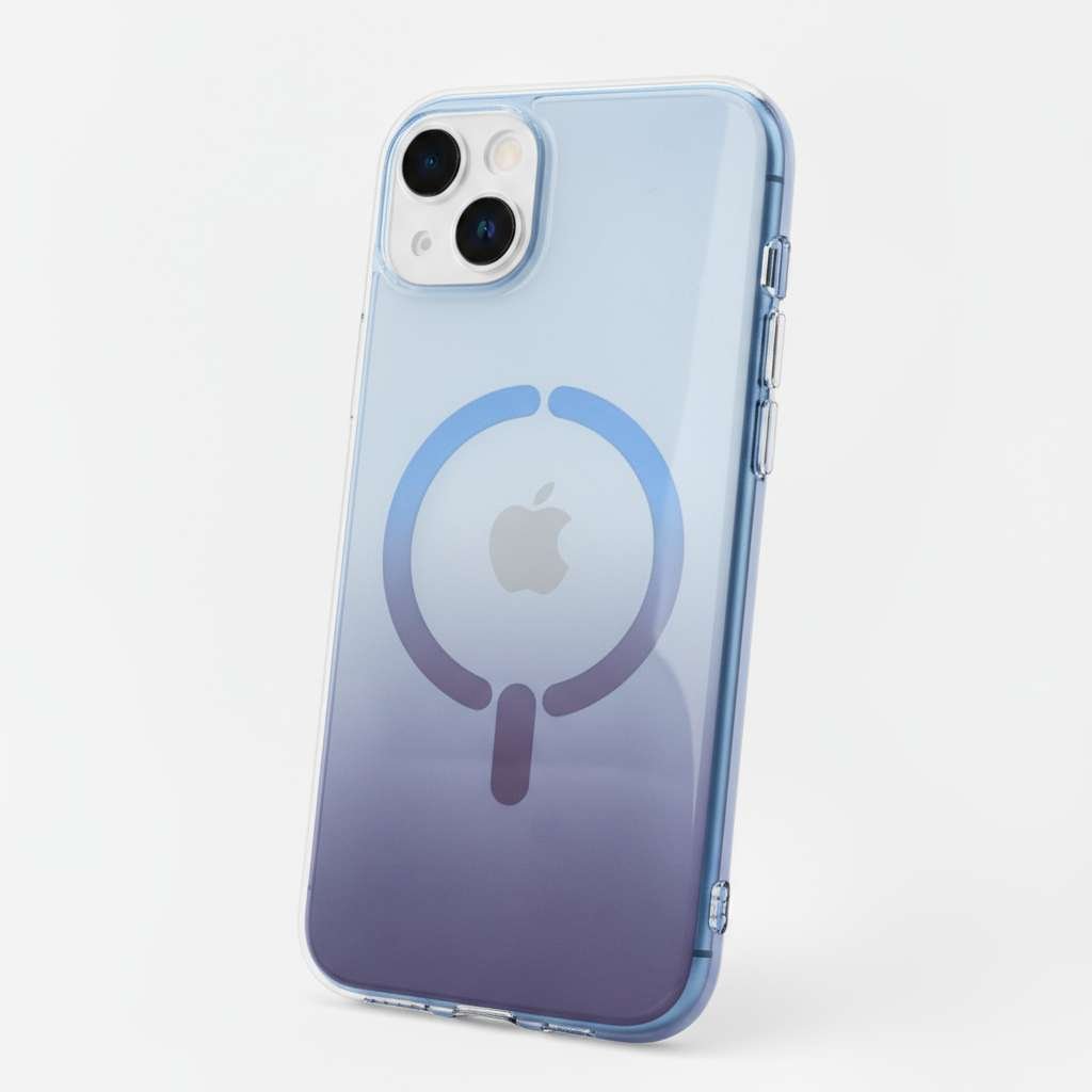 Cover Antiyellow Sfumata Compatibile con MagSafe per iPhone 14 Plus