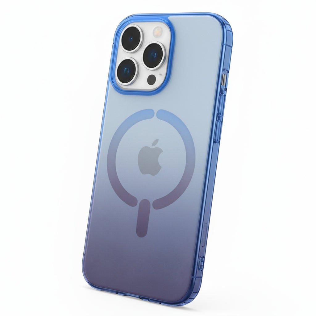 Cover Antigiallo Sfumata Compatibile con MagSafe per iPhone 15 Pro Max