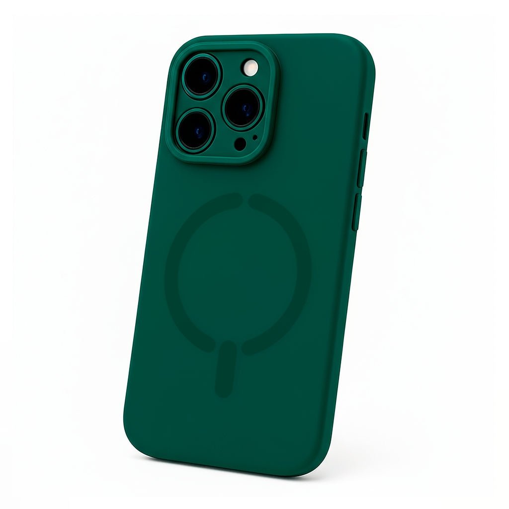 Funda Compatible con MagSafe con Cubre Cámara para iPhone 15 Pro