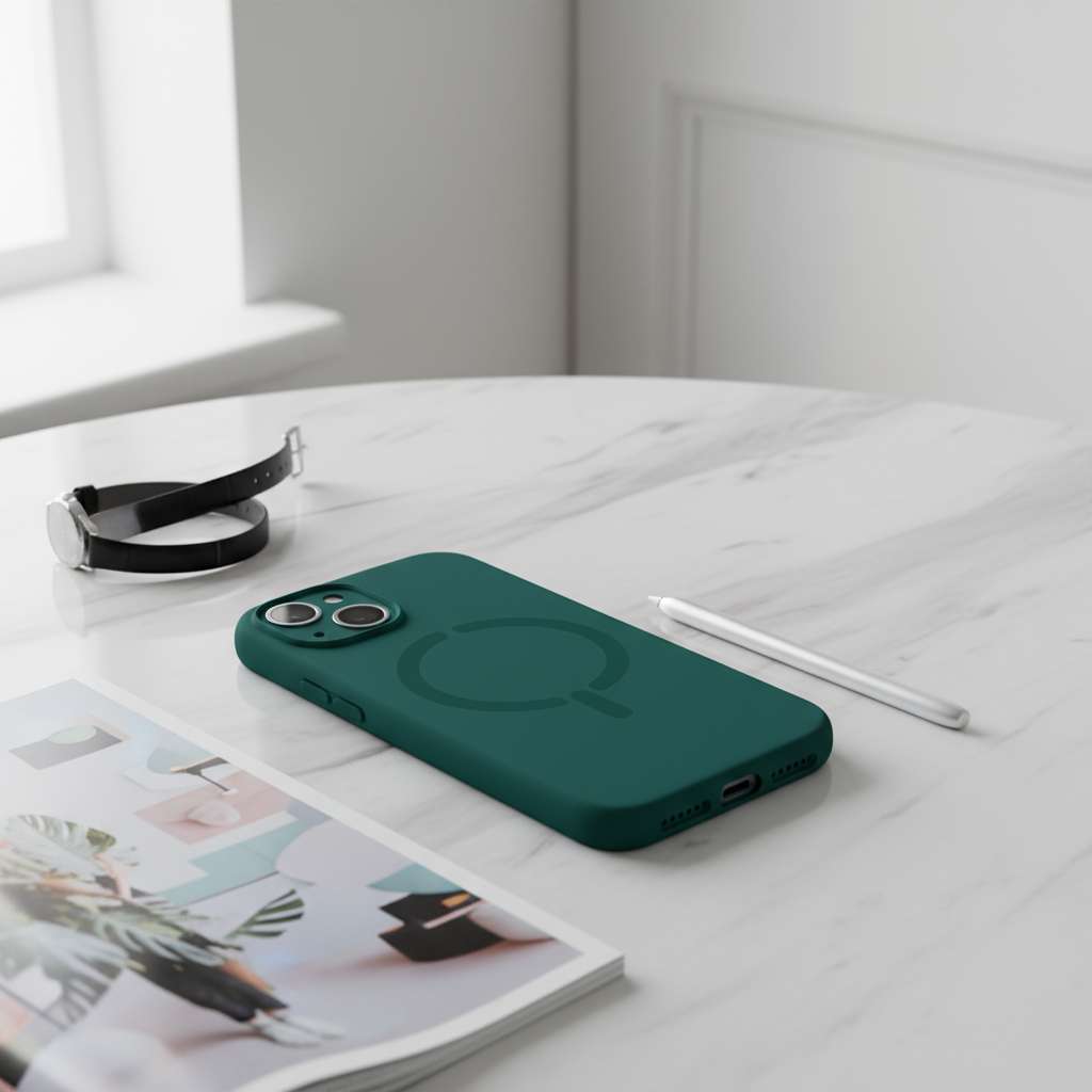 Cover Compatibile con MagSafe con Copri Fotocamera per iPhone 14