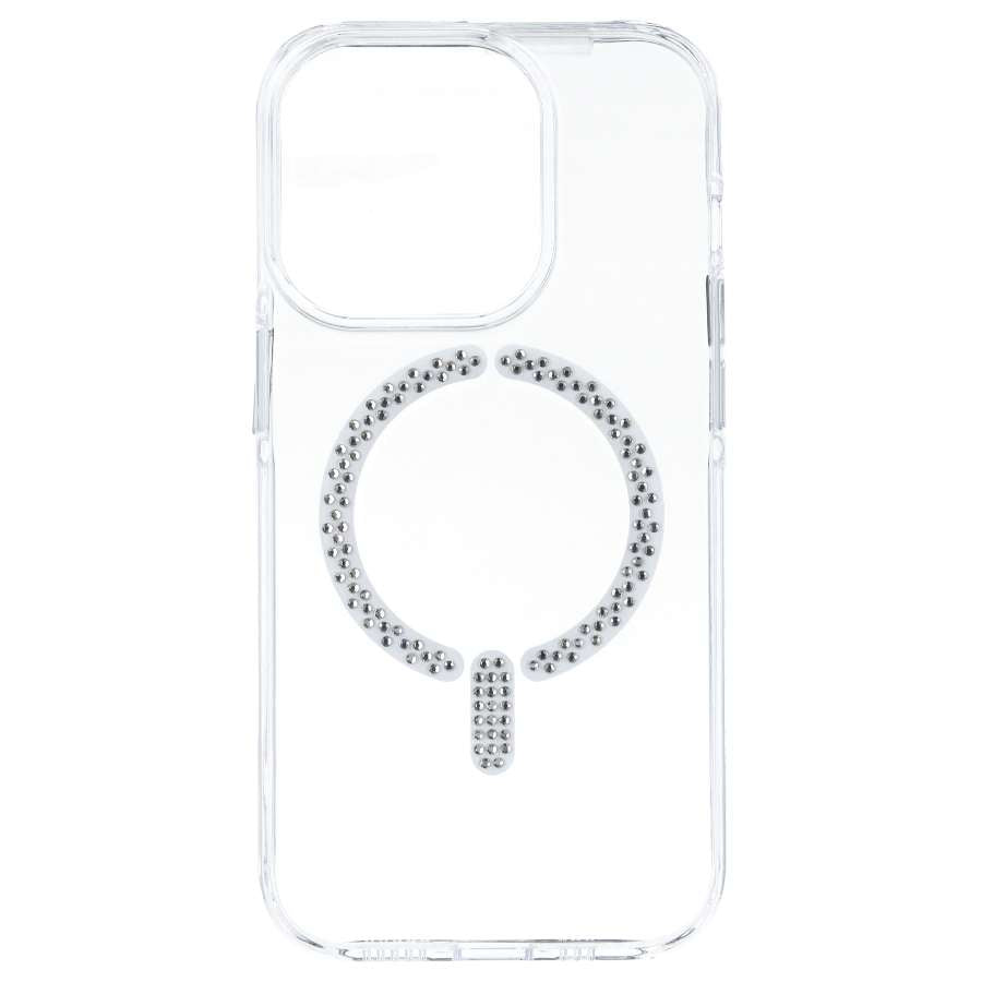 Cover Antiyellow Compatibile con MagSafe con Brillantini per iPhone 13 Pro