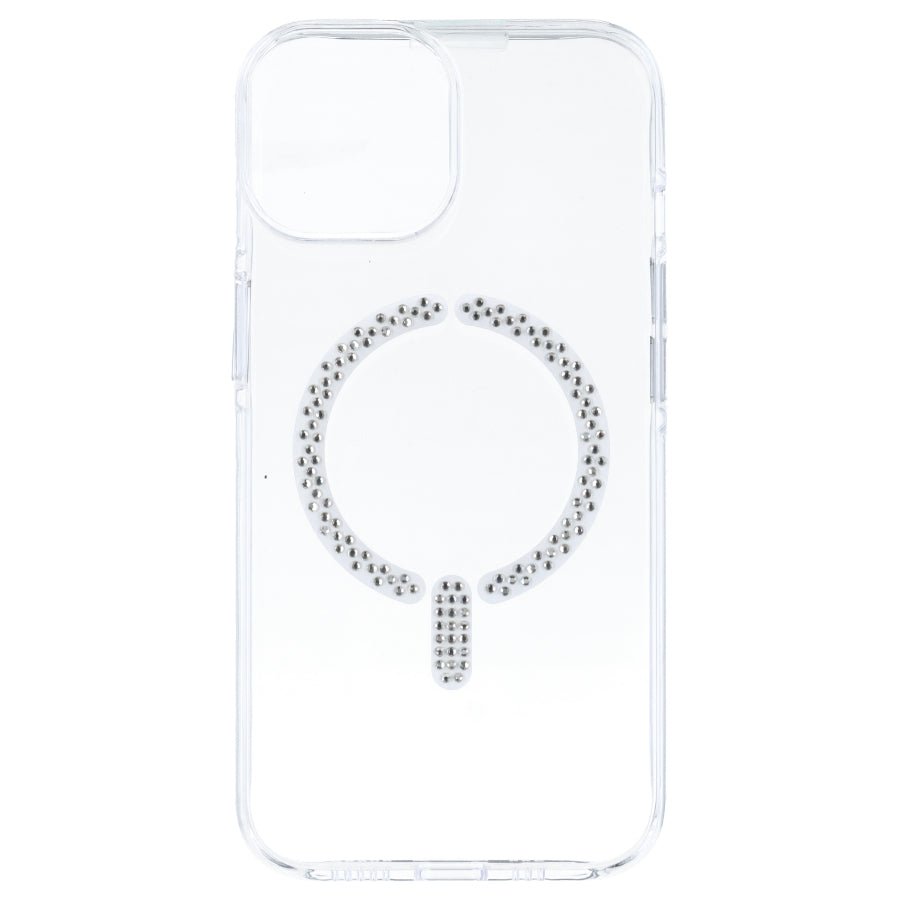 Funda Antiyellow Compatible con MagSafe con Brillantes para iPhone 14