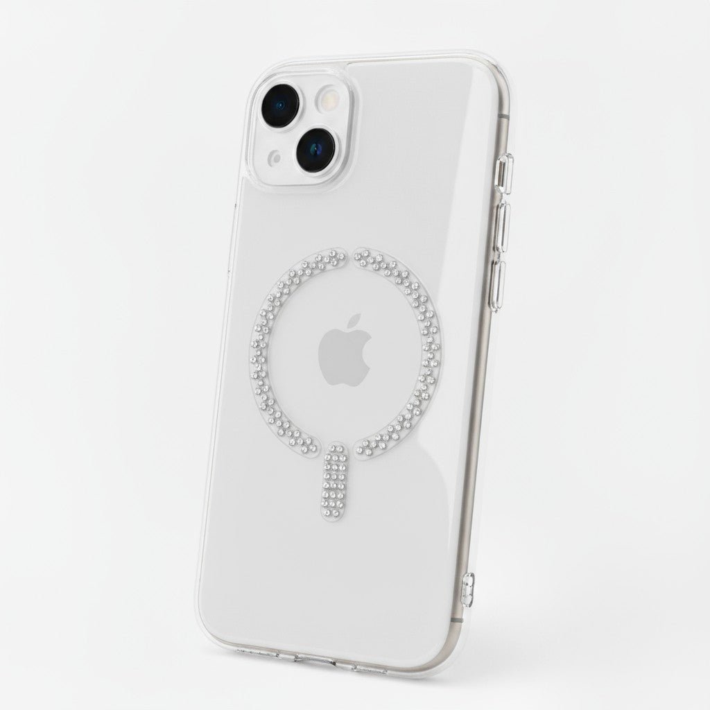 Funda Antiyellow Compatible con MagSafe con Brillantes para iPhone 15 Plus