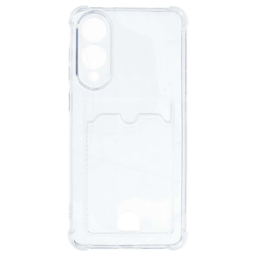 Cover Silicone Coprente con Portacarte per Samsung Galaxy S25 Edge