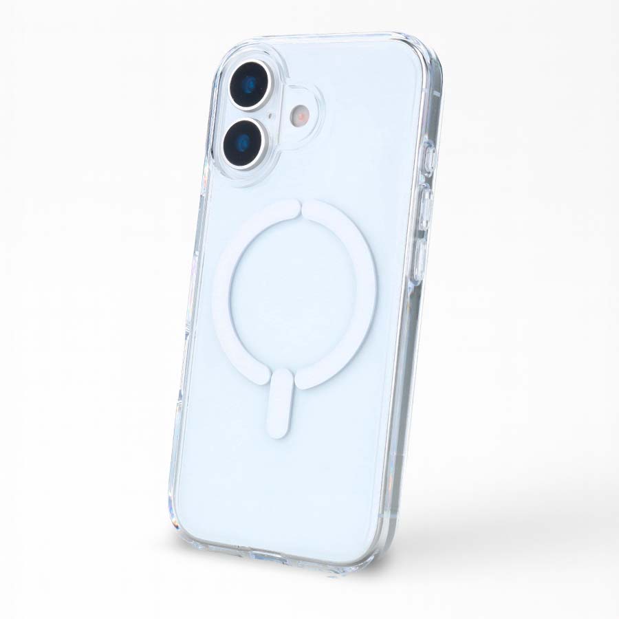 Cover Trasparente Antigiallo Compatibile con MagSafe per iPhone 17