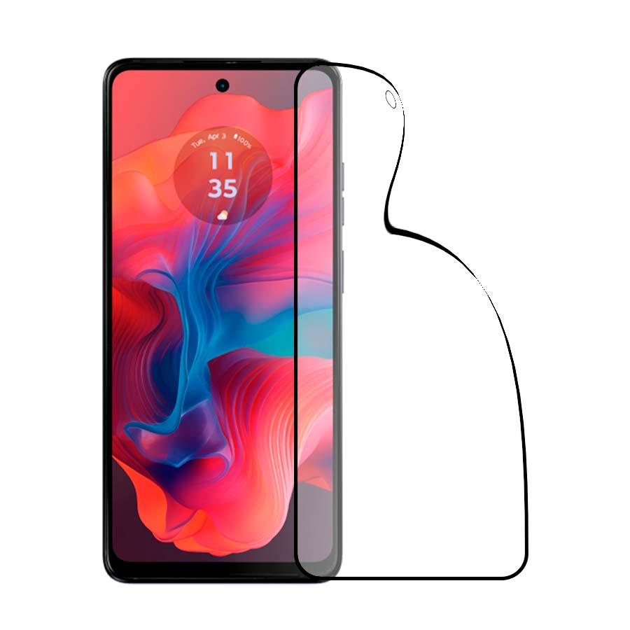 Vetro Temperato Completo Infrangibile per Motorola Moto G24