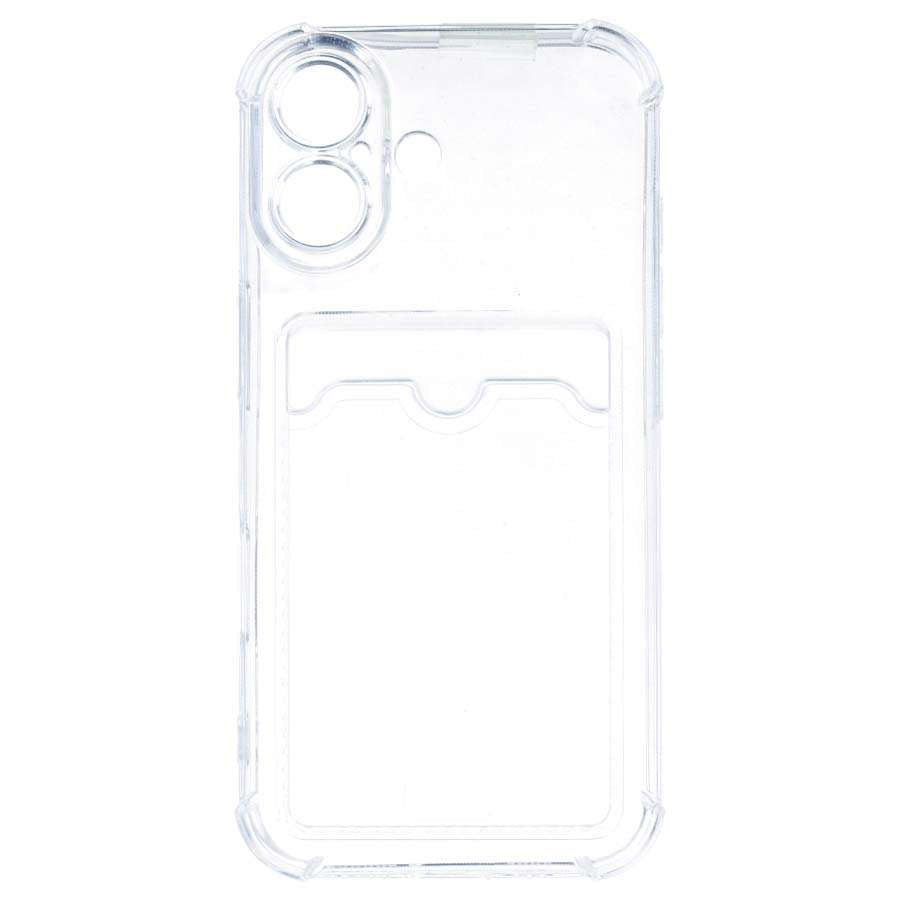 Cover Silicone Coprente con Portacarte per iPhone 17