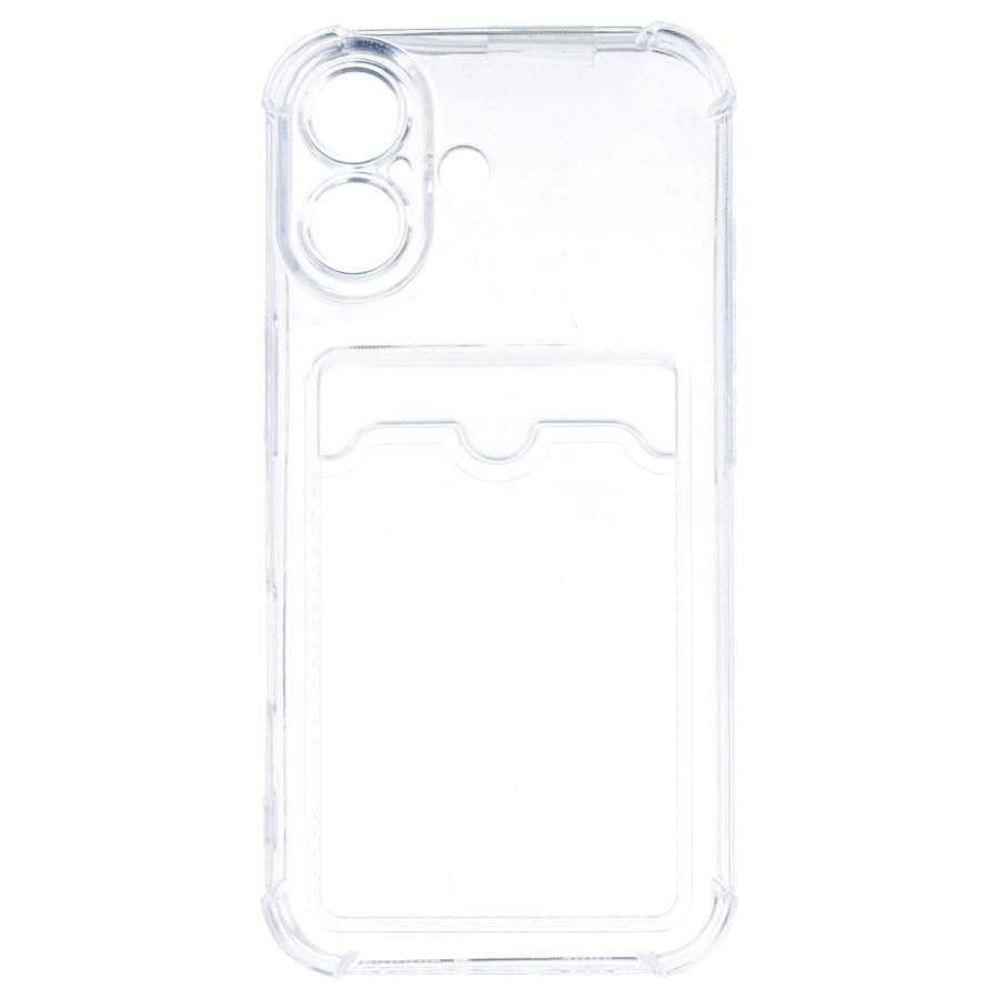 Cover Silicone Coprente con Portacarte per iPhone 17