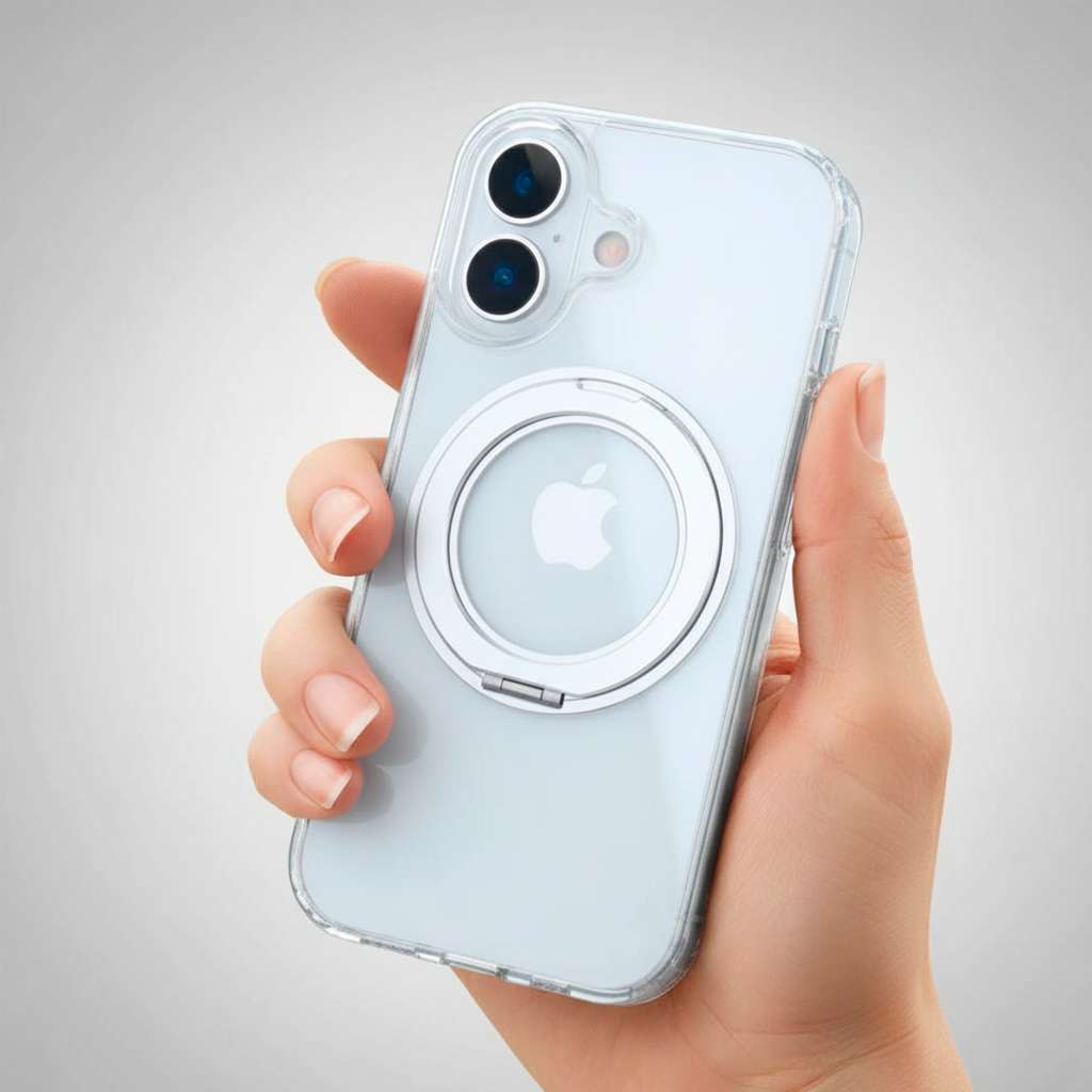 Cover Trasparente Compatibile con MagSafe Ring per iPhone 17