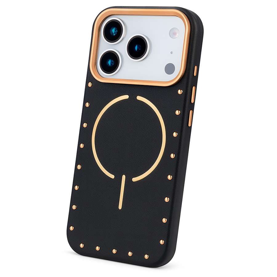 Cover Borchie Compatibile con MagSafe per iPhone 17 Pro