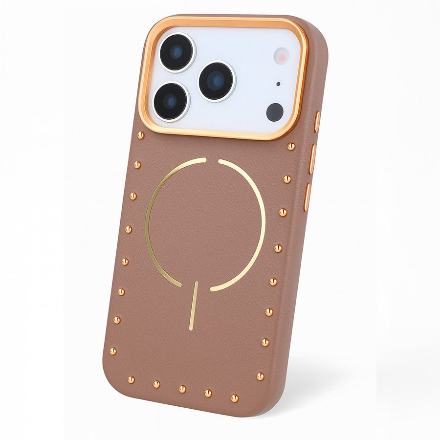Funda Tachas Compatible con MagSafe para iPhone 17 Pro
