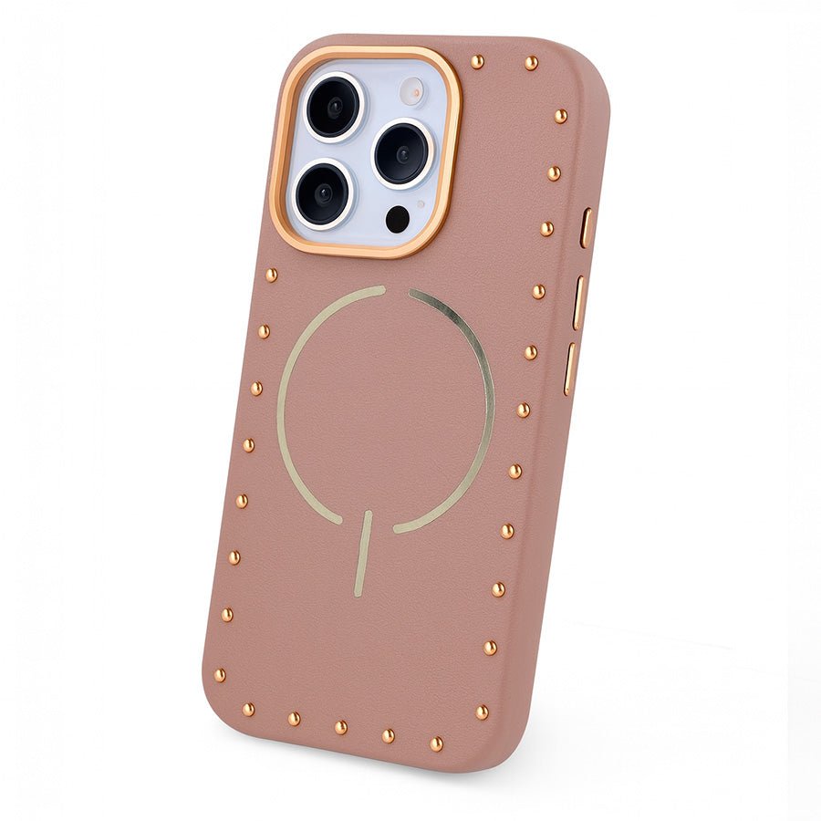 Funda Tachas Compatible con MagSafe para iPhone 15 Pro Max