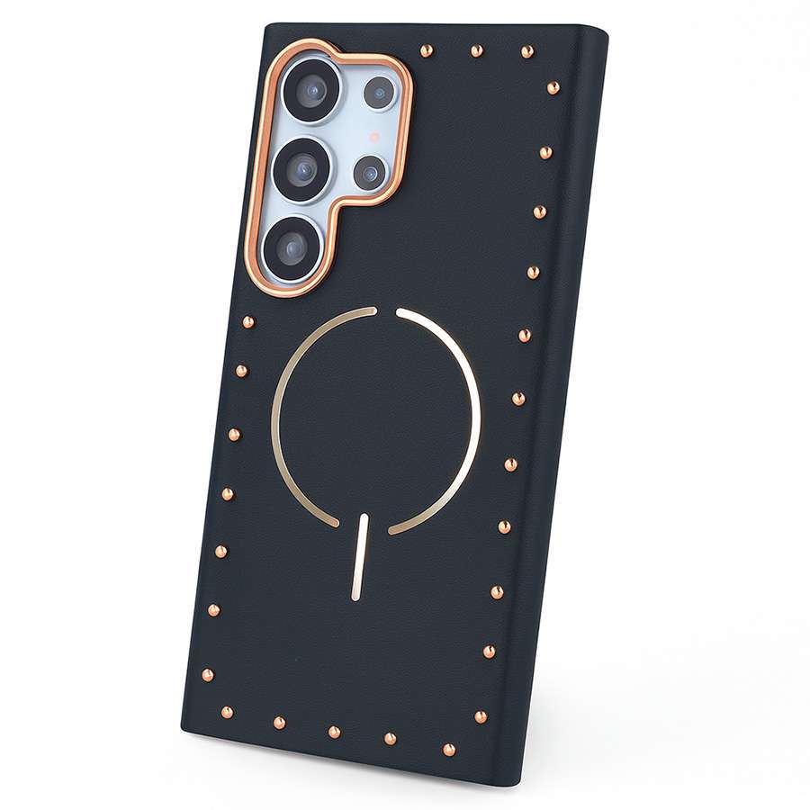 Cover Borchie Compatibile con MagSafe per Samsung Galaxy S24 Ultra