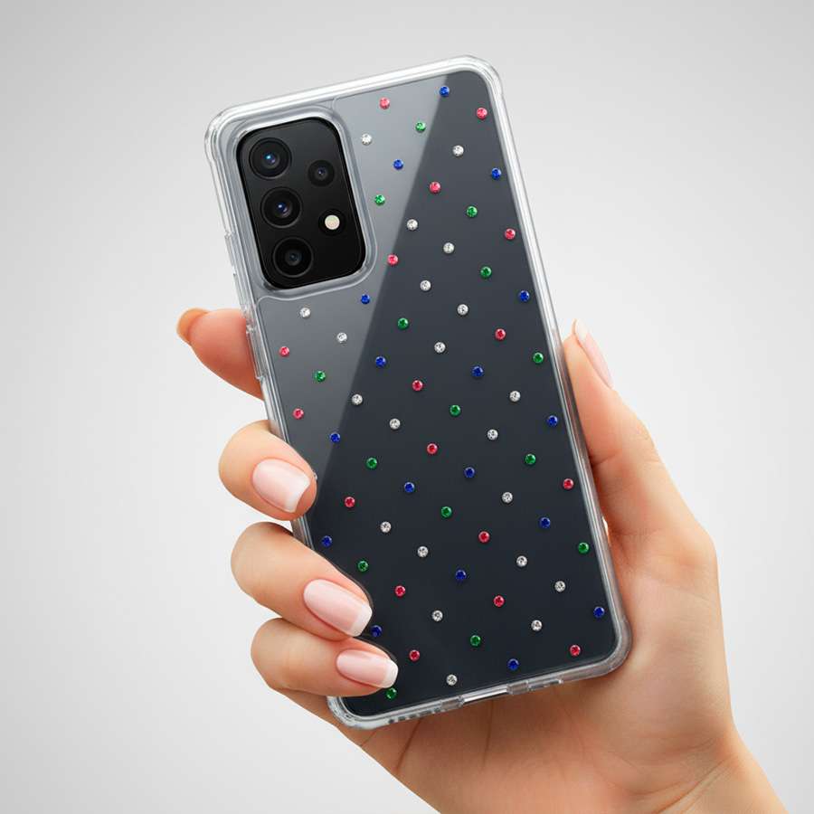 Cover Brillantini Multicolore per Samsung Galaxy A52 4G