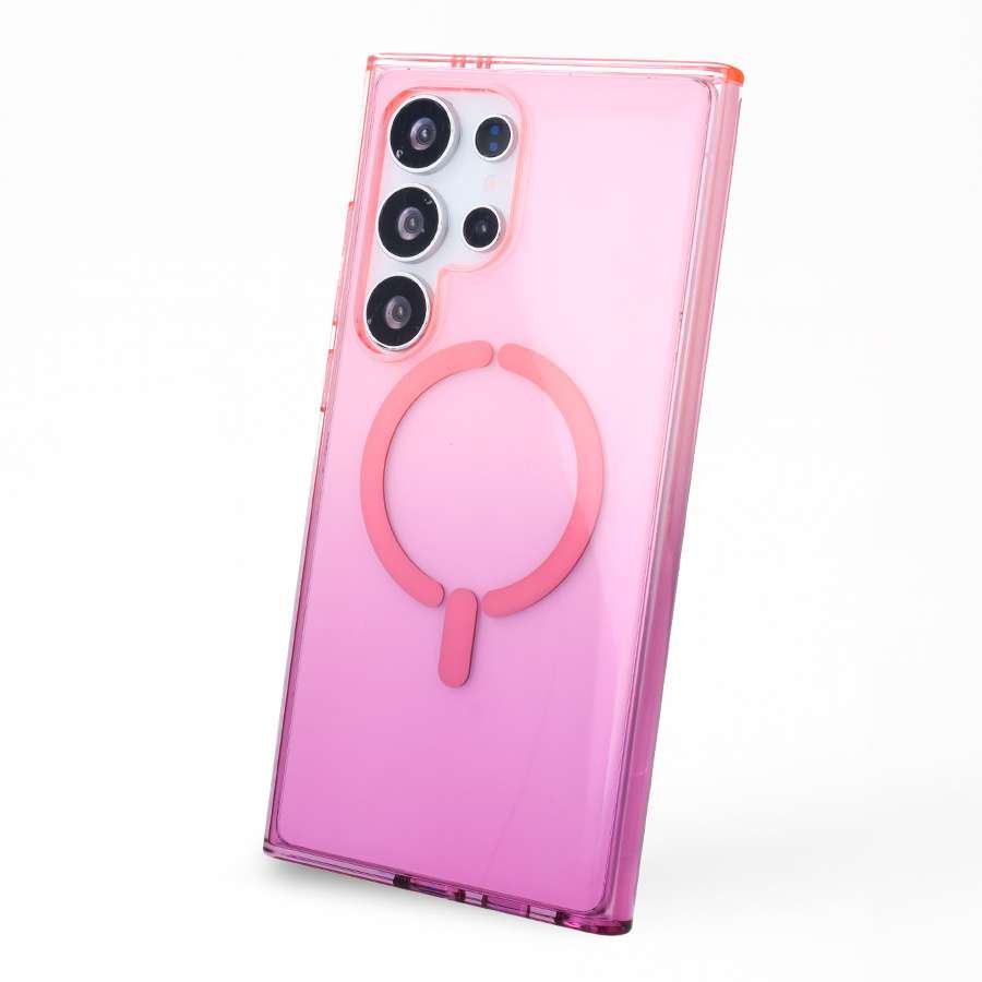 Cover Antigiallo Sfumata Compatibile con MagSafe per Samsung Galaxy S24 Ultra