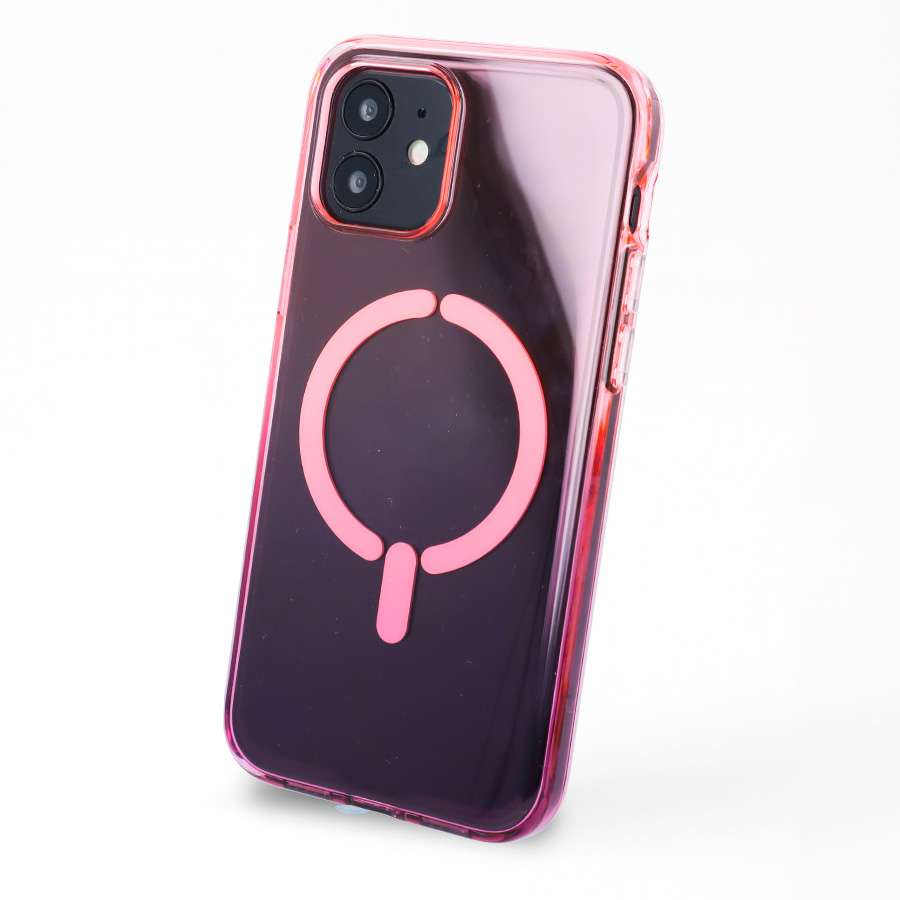 Cover Antigiallo Sfumata Compatibile con MagSafe per iPhone 11