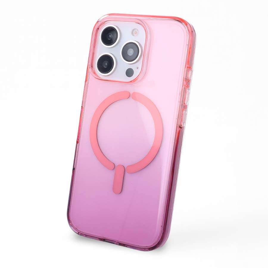 Cover Antigiallo Sfumata Compatibile con MagSafe per iPhone 15 Pro