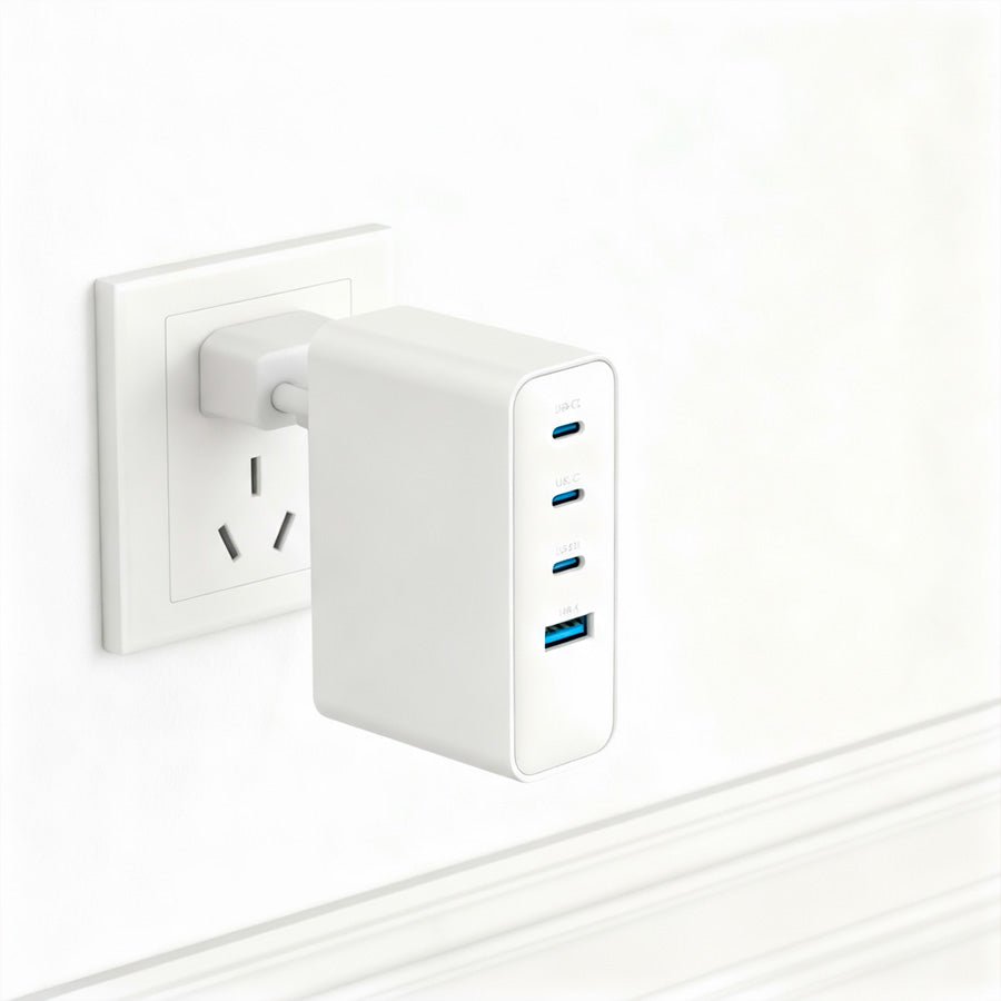 Cargador - Enchufe 3xTipo C + USB - 100W