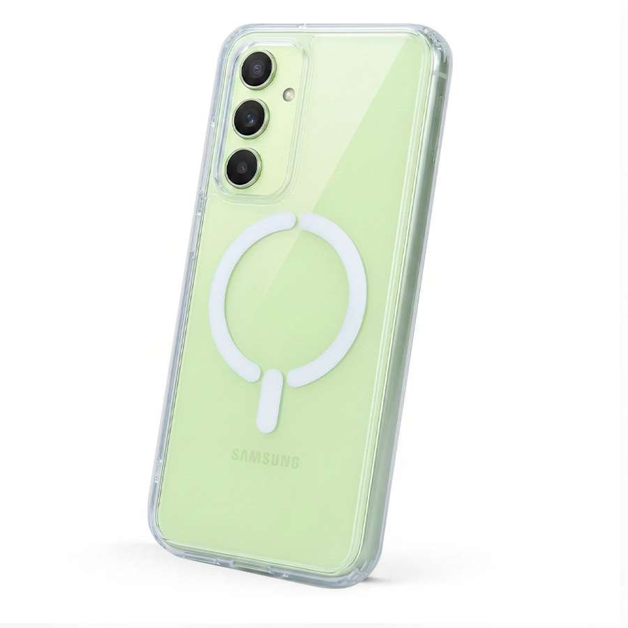 Funda Transparente Logo Compatible con Magsafe para Samsung Galaxy A54 5G