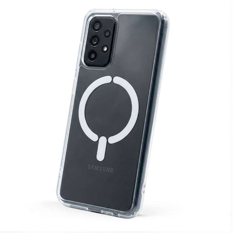 Funda Transparente Logo Compatible con Magsafe para Samsung Galaxy A52 4G