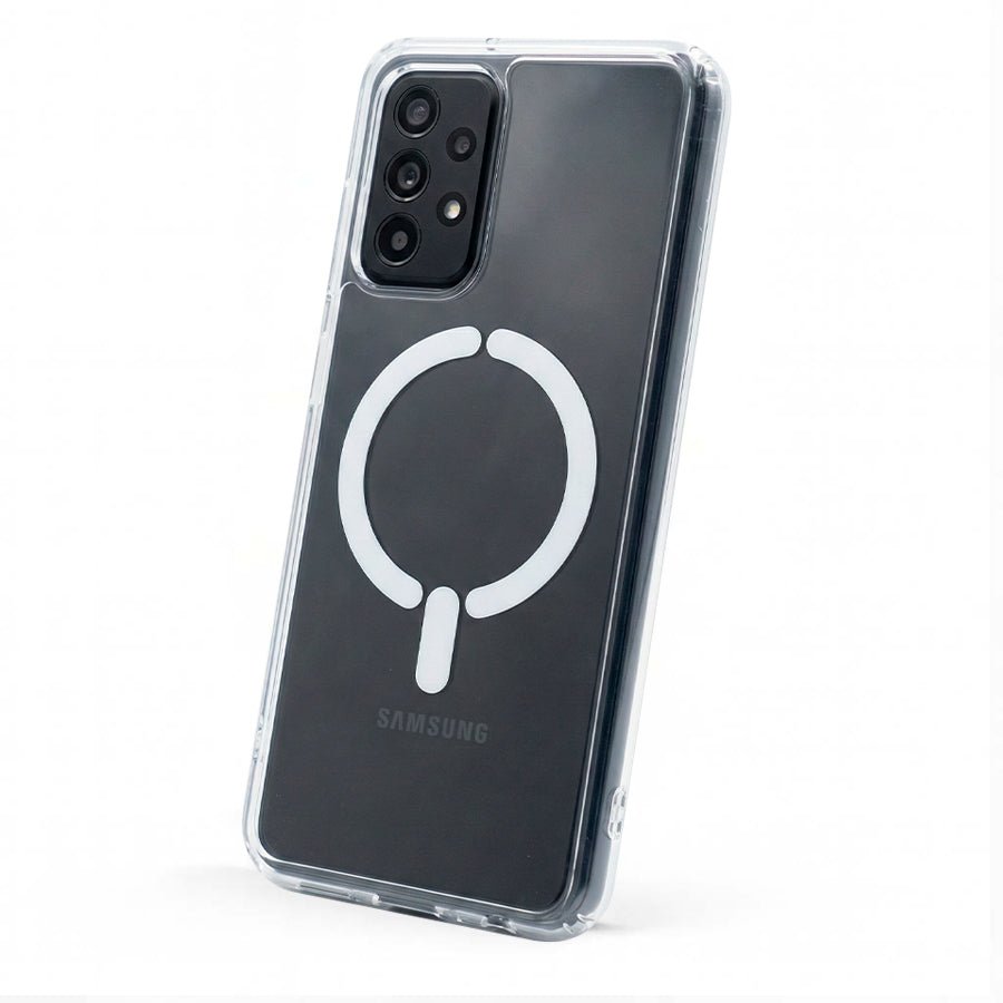 Funda Transparente Logo Compatible con Magsafe para Samsung Galaxy A52 4G