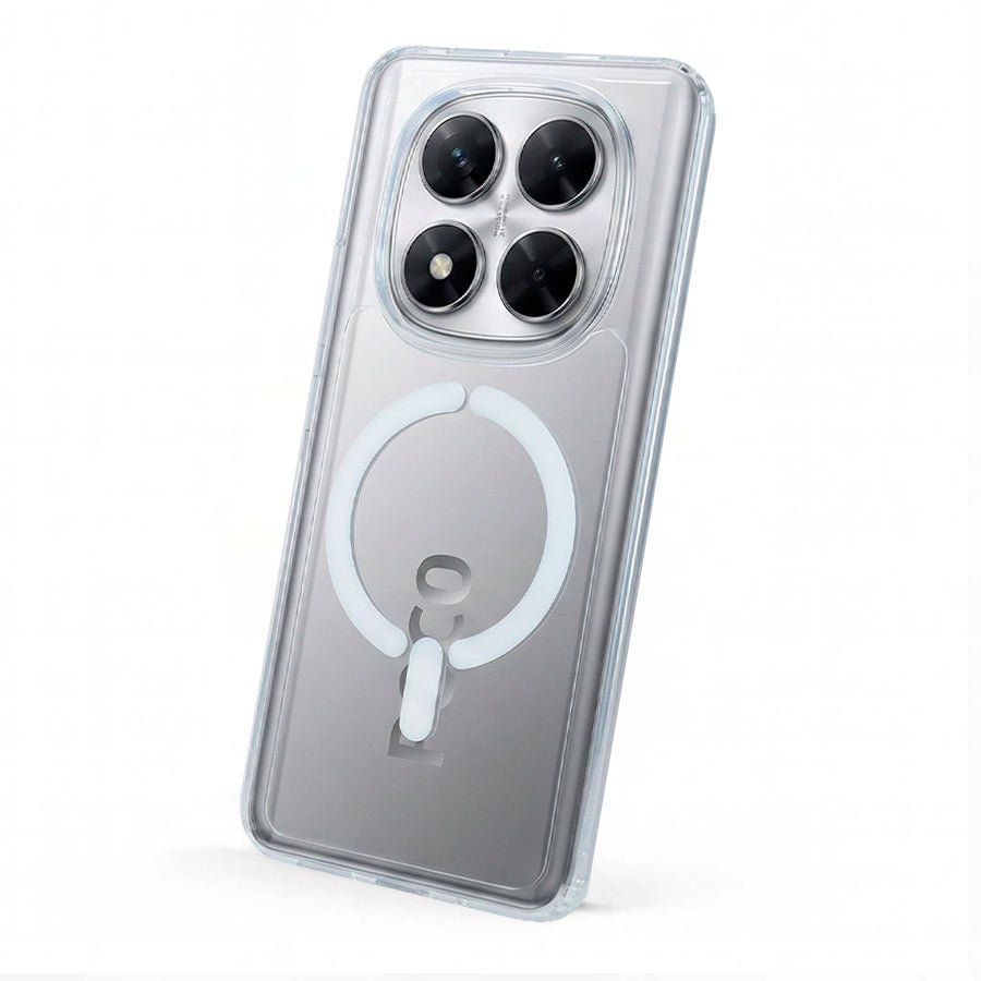 Funda Transparente Logo Compatible con Magsafe para Xiaomi Redmi Note 14 Pro 5G