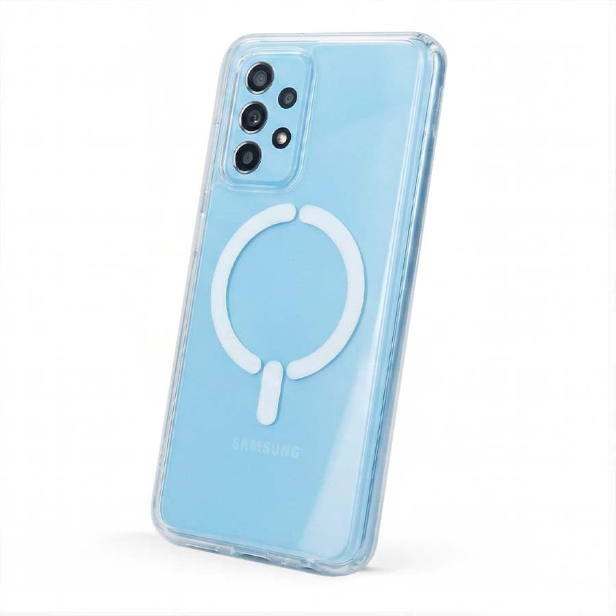 Funda Transparente Logo Compatible con Magsafe para Samsung Galaxy A33 5G